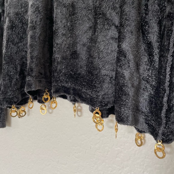 Vintage Sonia Rykiel Paris Top w/ Gold Detail - Picture 4 of 8